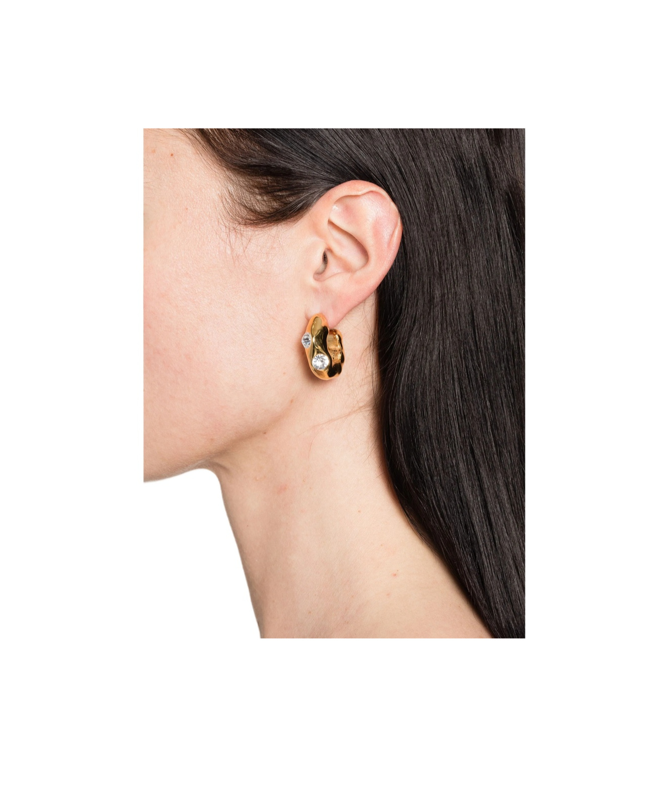 Shop Forte Forte Ring Earrings In Yellow