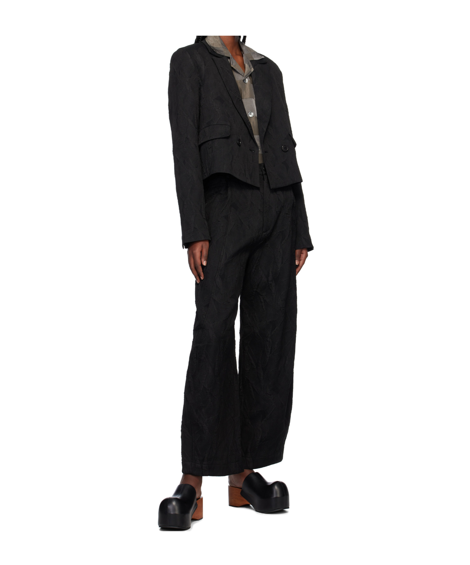 HENRIK VIBSKOV LONG-SLEEVED SUIT COAT