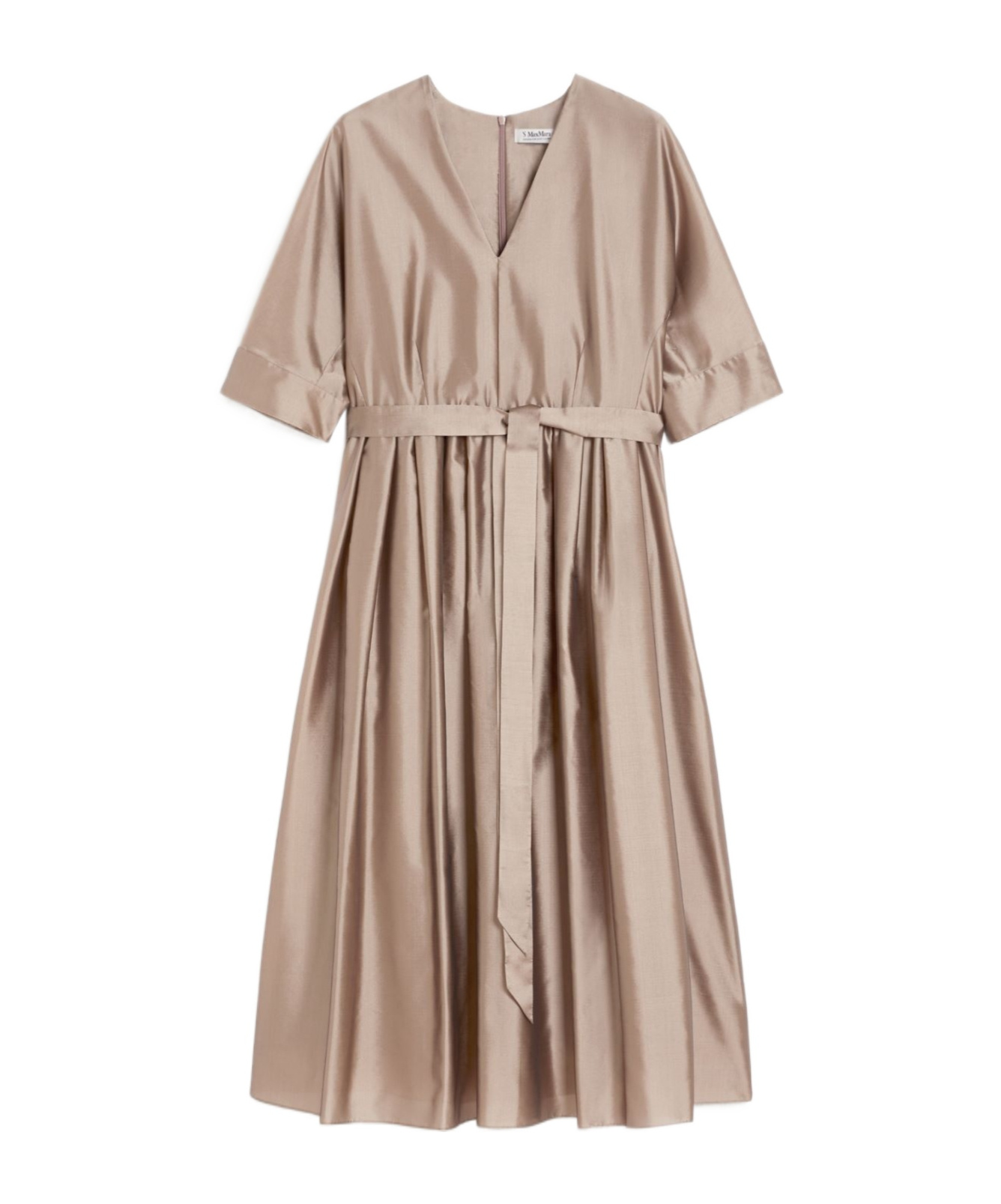 Max Mara Grey Viola Dress In Quaint Rose Color