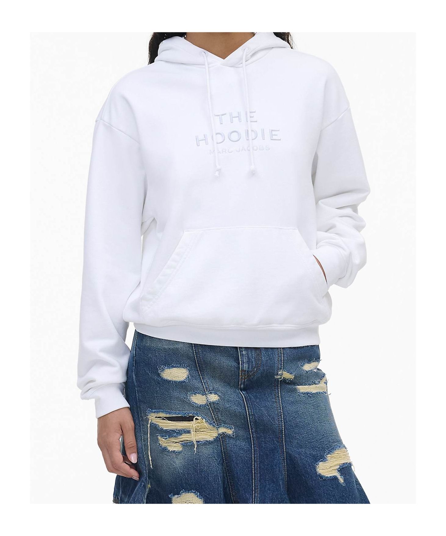 Shop Marc Jacobs The Hoodie In White