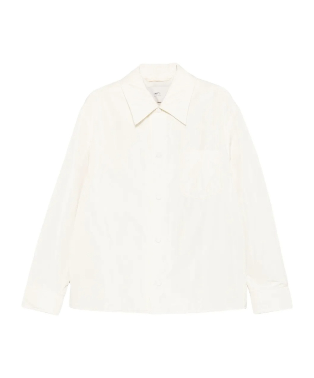 Ami Alexandre Mattiussi Ami Paris Jacket Padded Adc Overshirt Clothing In White