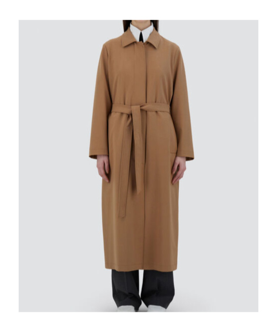Herno Raincoat In Soft Wool In Brown