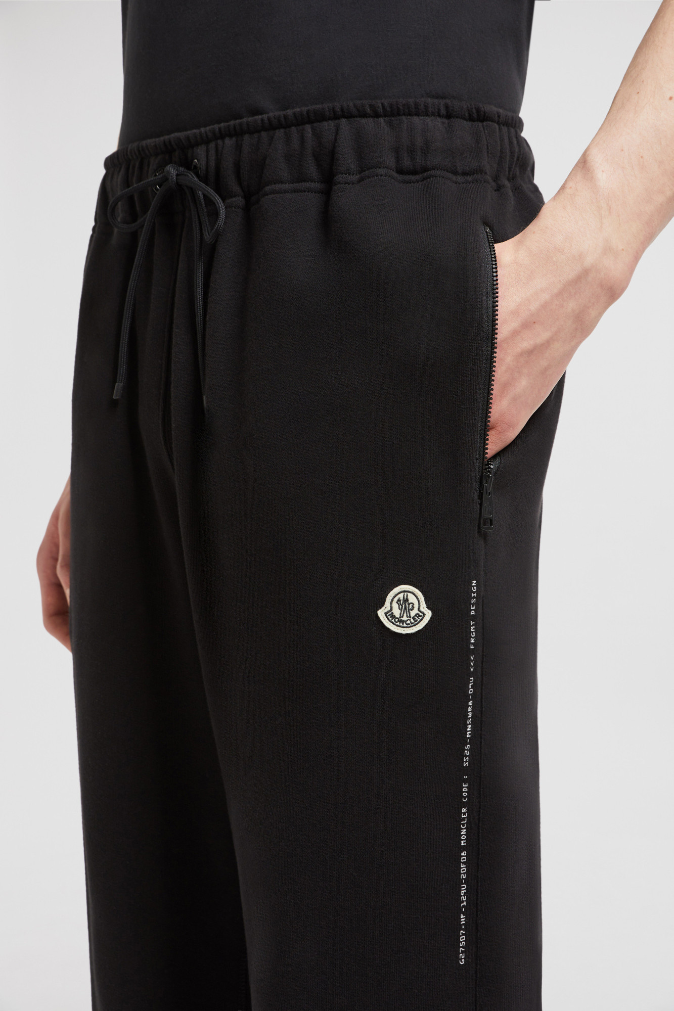 Moncler X Frgmt Elastic Waist Sweatpants In Black