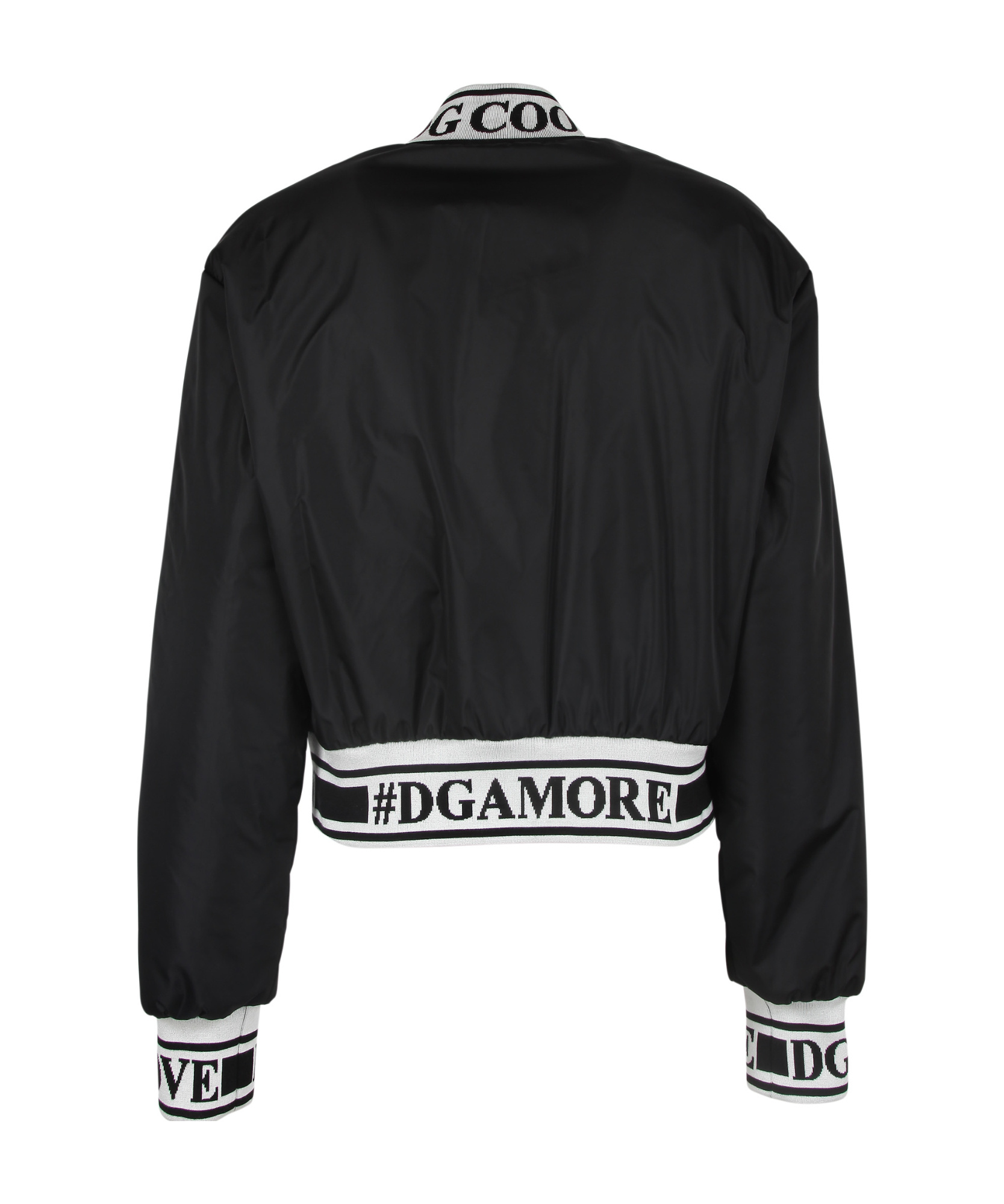 Dolce & Gabbana Image Baseball Jacket In Black