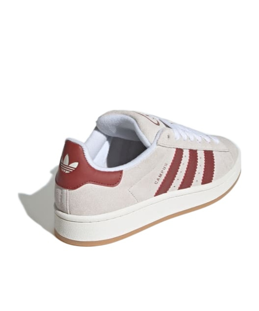 Shop Adidas Originals Campus 00s 'crystal White/preloved Ruby' Sneakers