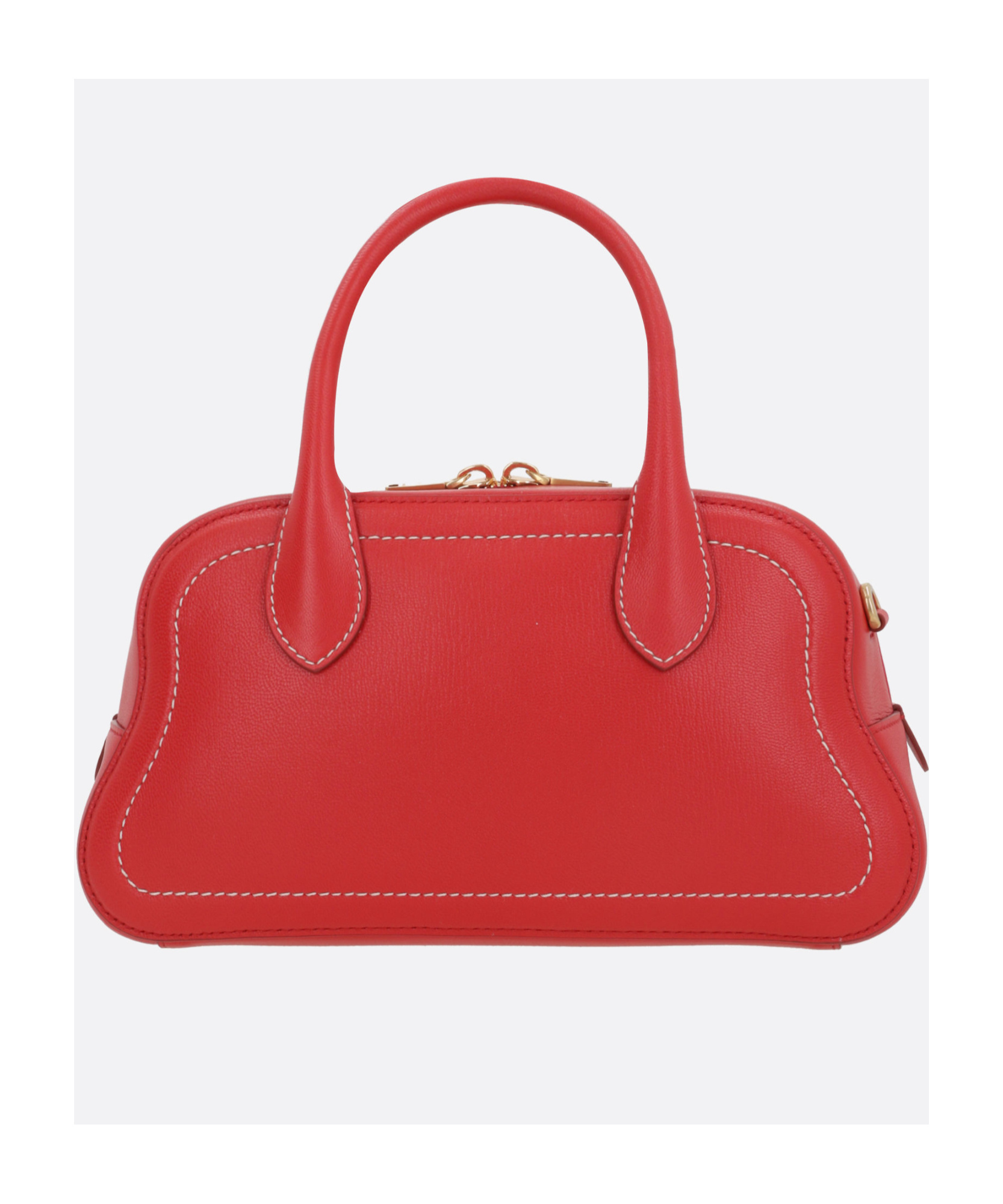 Bally Logo-patch Tote Bag In Red