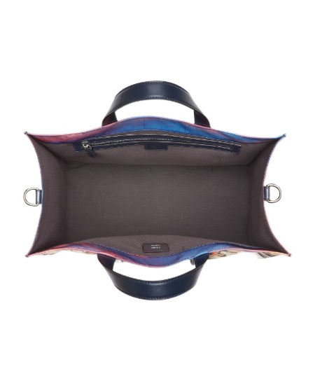 Fendi Large Summer In Roma Tote Bag In Black