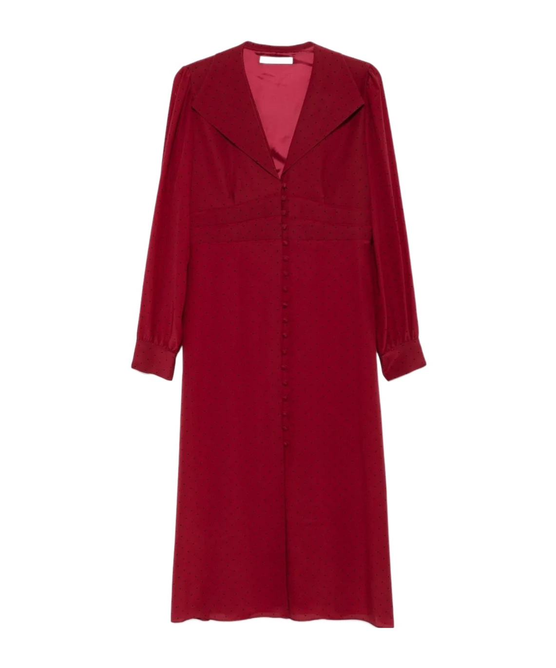 Alessandra Rich Polka-dot Collar Dress