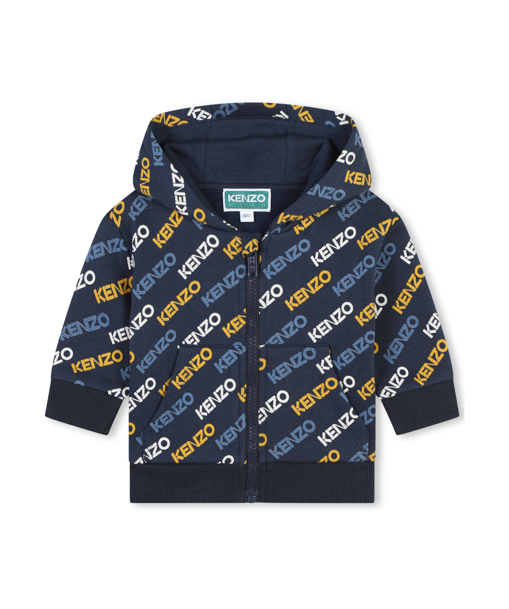 Kenzo Logo-print Cotton Tracksuit In Black