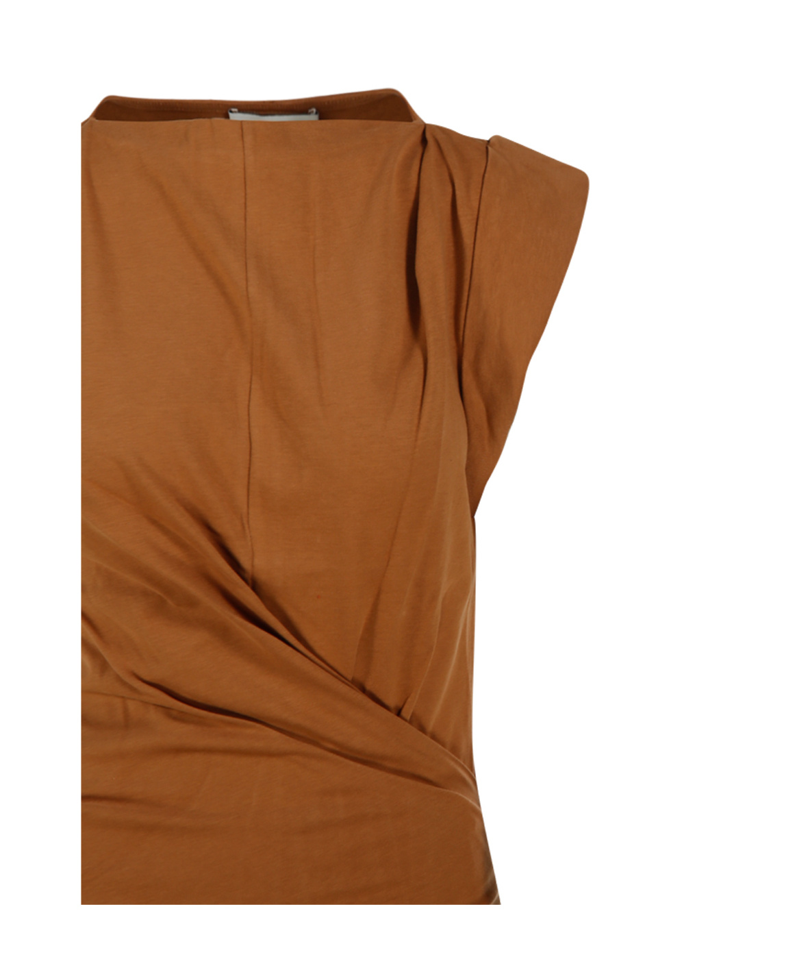 Isabel Marant Maisan Cap-sleeved Top In Brown