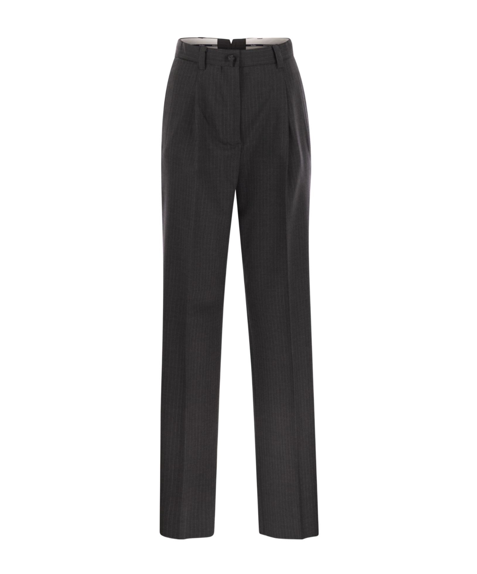 Weekend Max Mara Belt Loop Casual Pants In Black