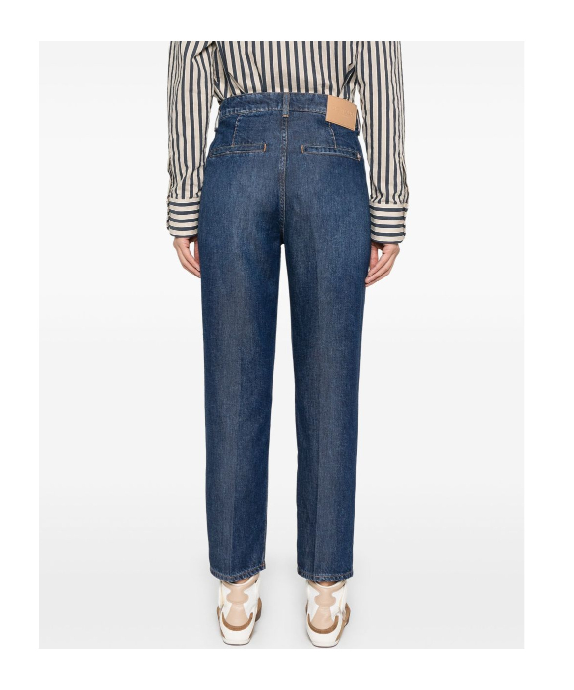 Dondup Belt-loop Jeans In Blue