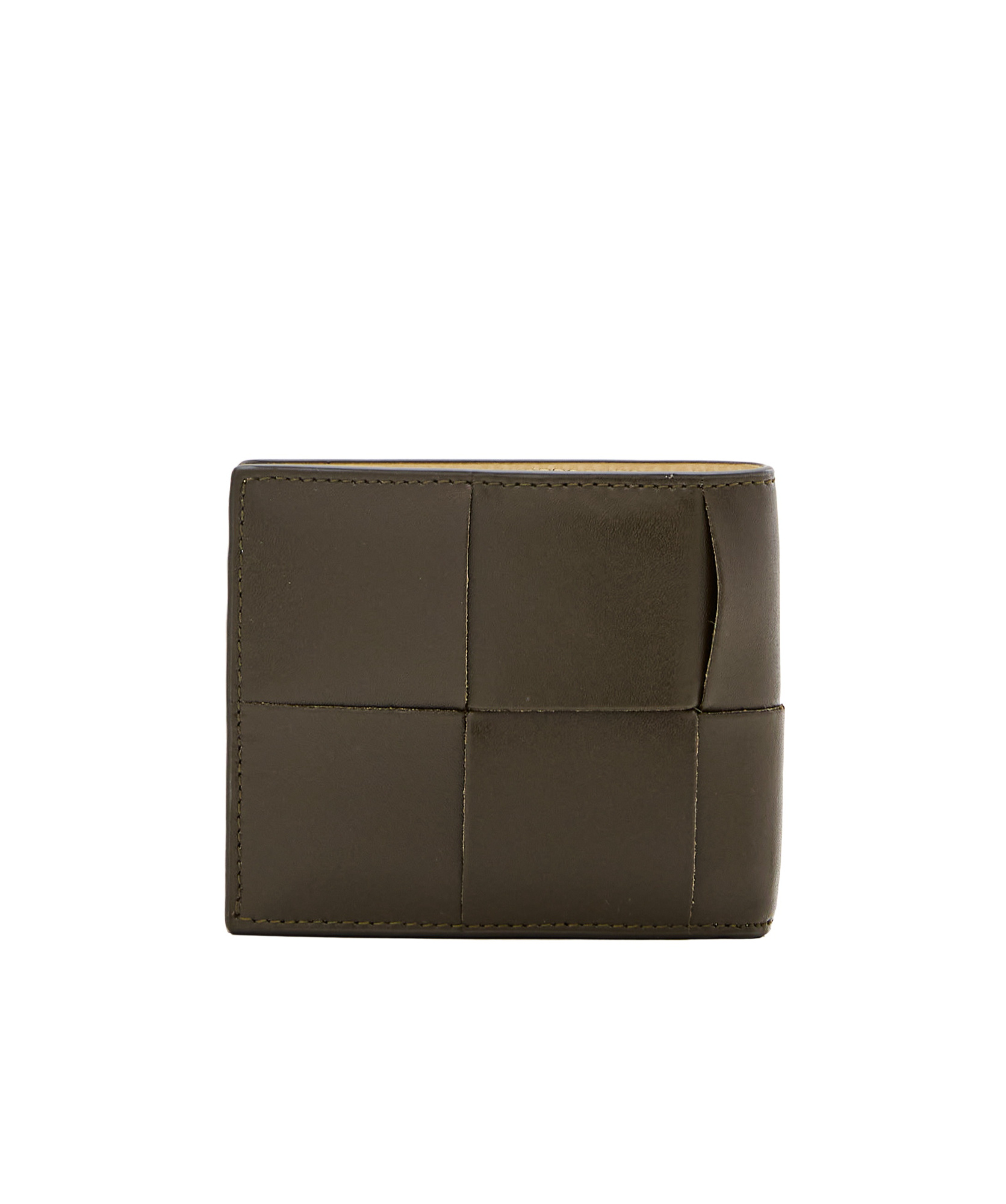 Bottega Veneta Double-fold Wallet In Gray