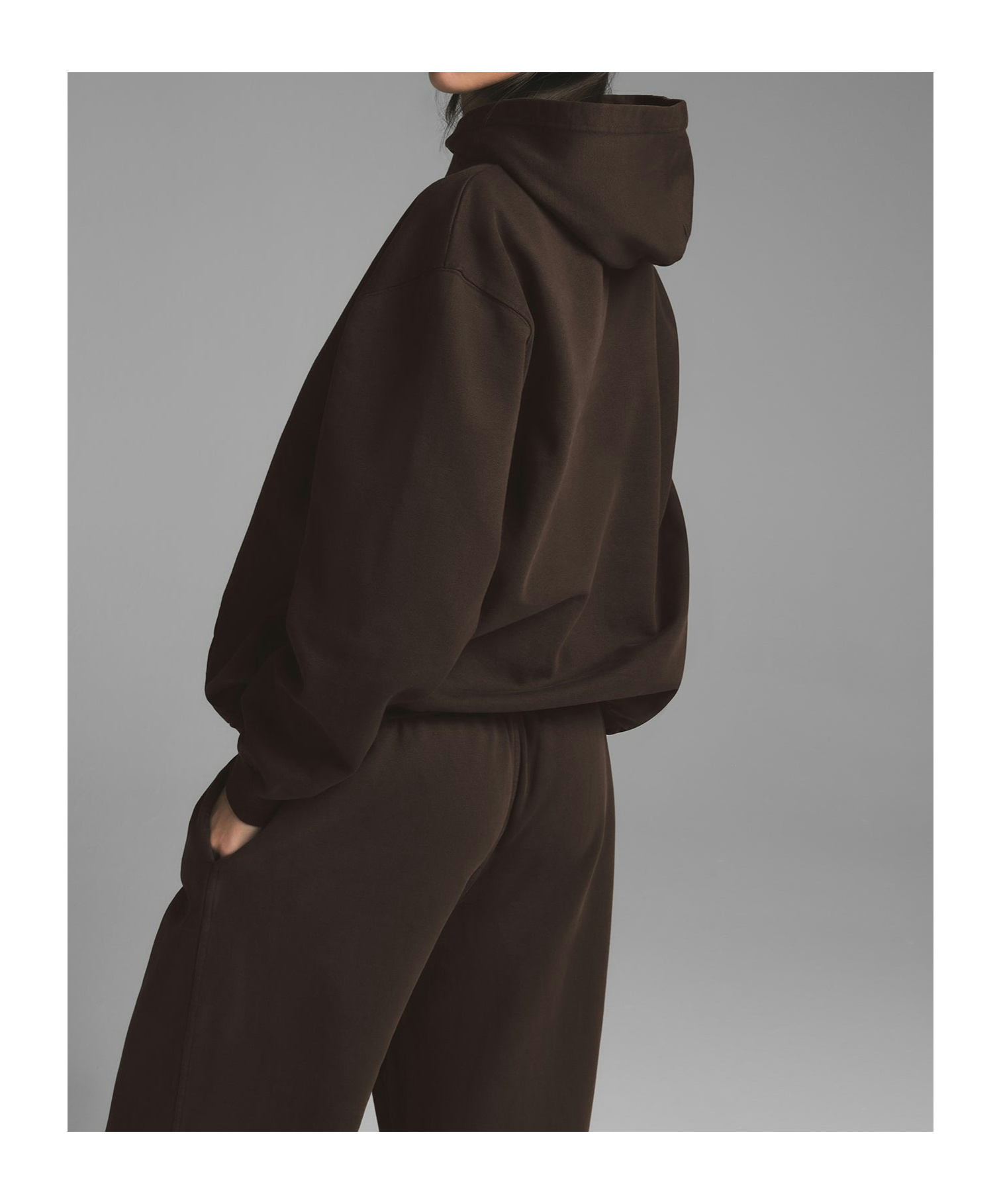 Shop Skims Hoodie In Black