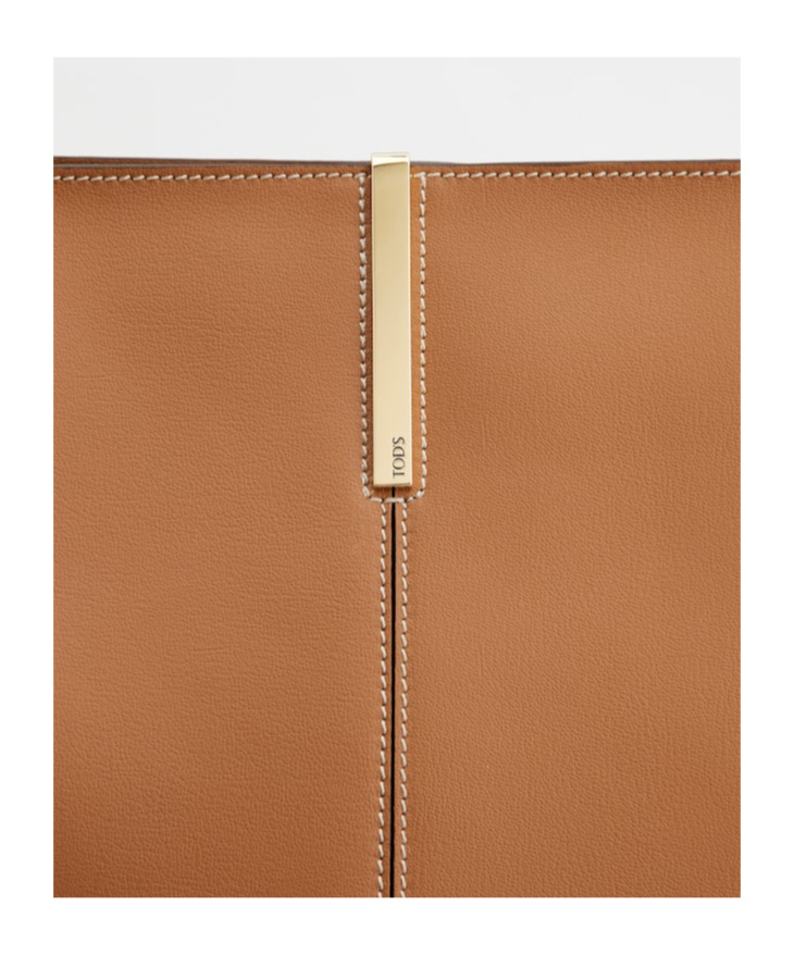 Tod's Medium And Small Shopping Bag In Brown