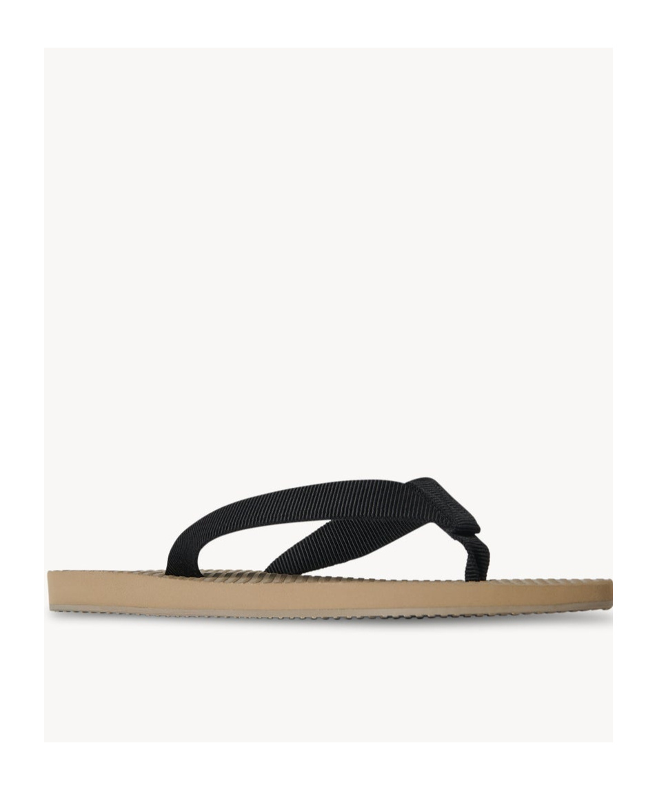 The Row Dune Classic Canvas Flip Flops In Multicolor