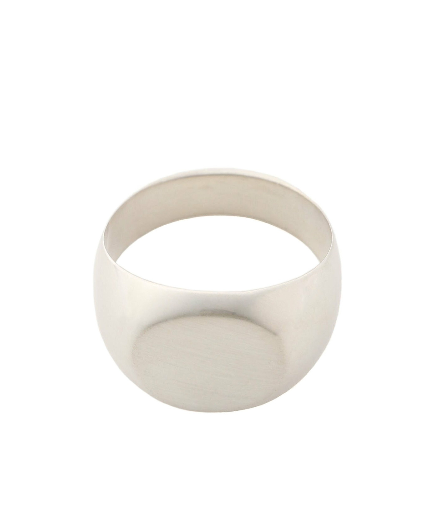 Jil Sander Logo Ring In White