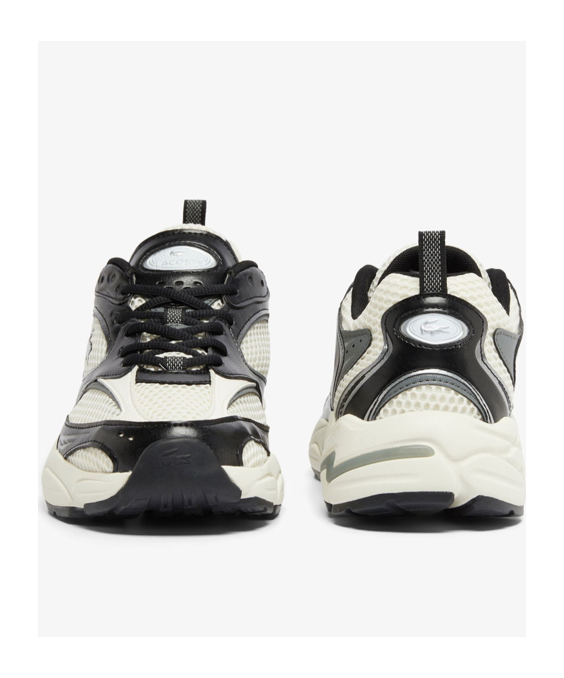 Lacoste Storm 96 2k Mesh-panelled Sneakers In White