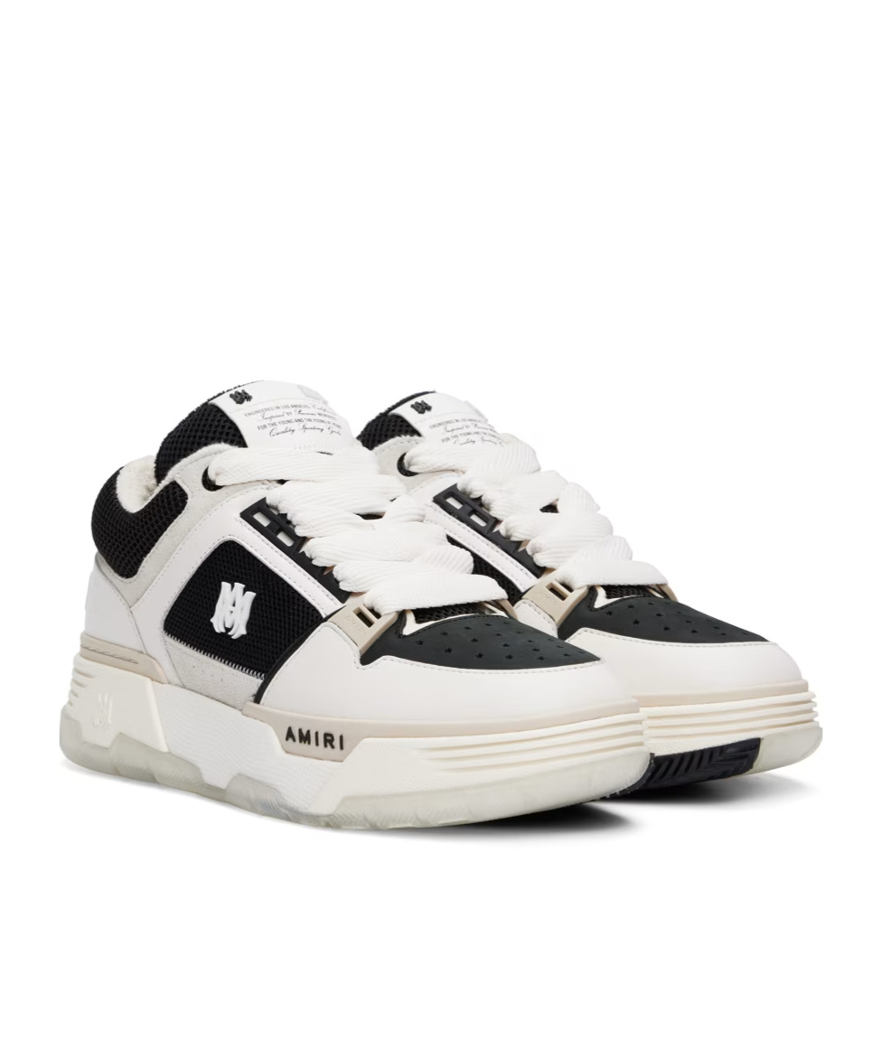 AMIRI LOGO LACE-UP SNEAKERS