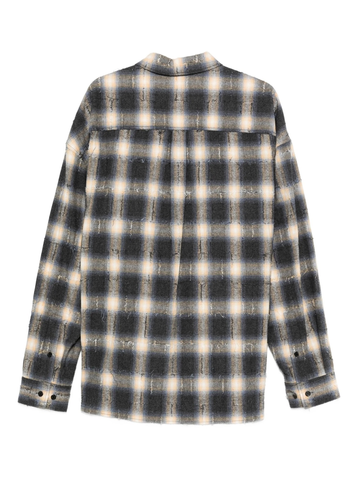 Juunj Checked Cotton Shirt In Animal Print