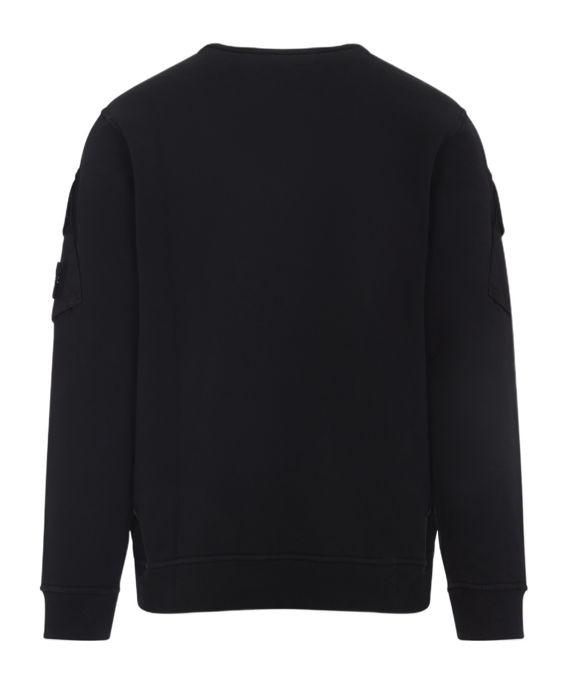Stone Island Cotton Sweatshirt In Black