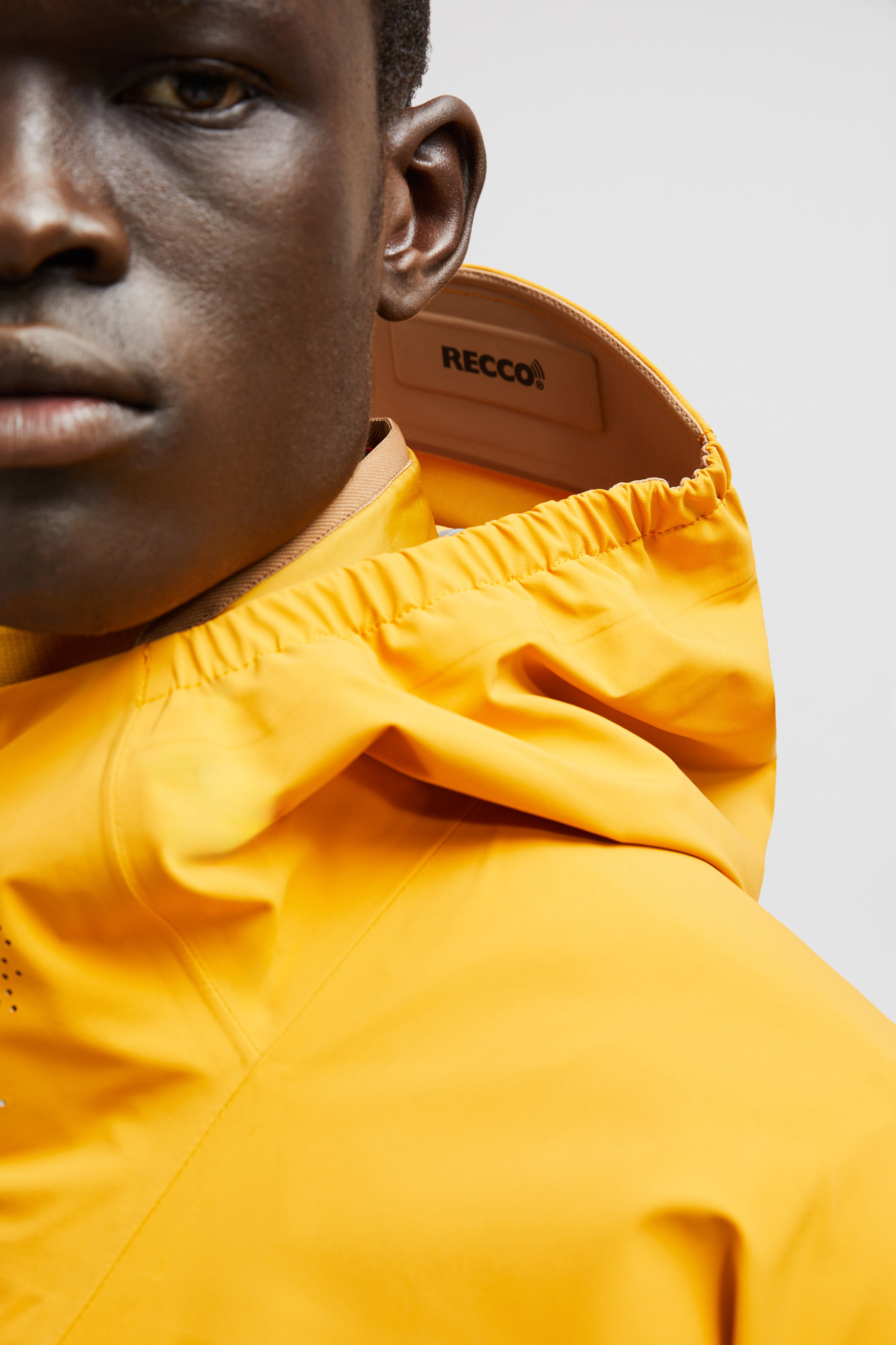 Moncler Orden Technical Jacket In Yellow