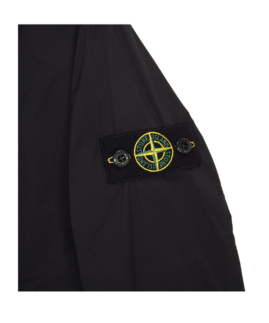 Stone Island Compass-badge Jacket In Black
