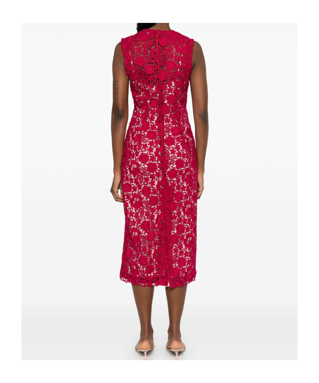 P.a.r.o.s.h Floral-lace Sleeveless Dress
