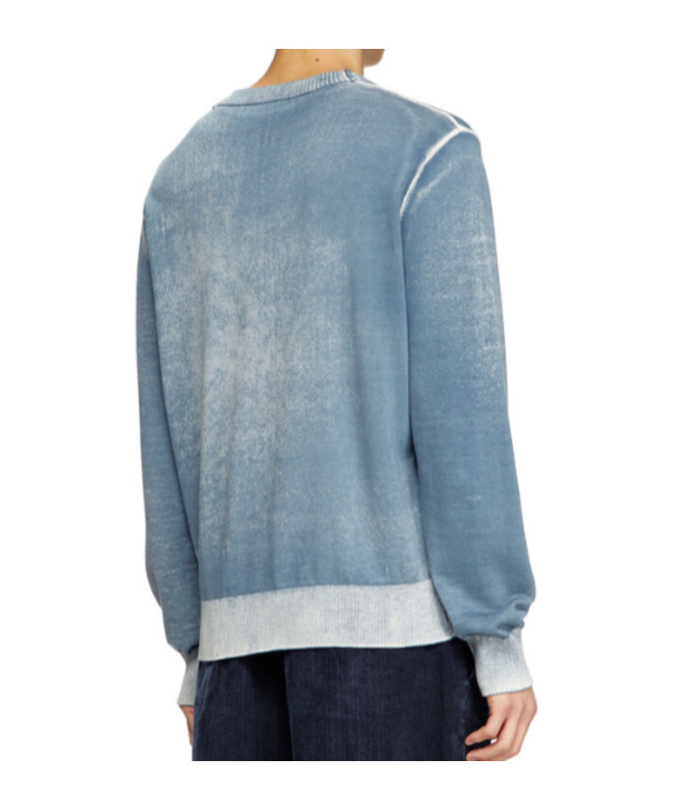 Shop Diesel Larence Sweatshirt In Blue