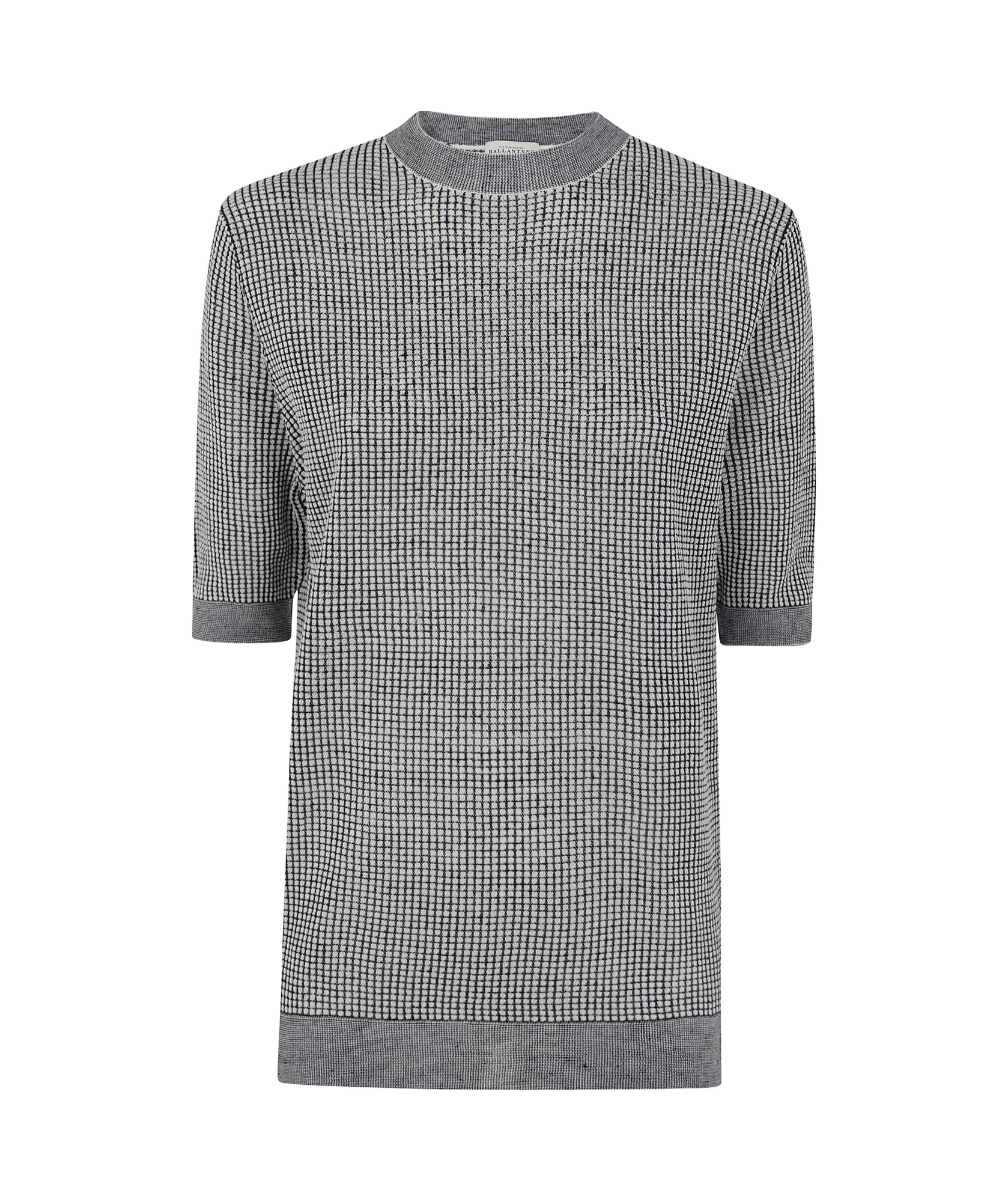 Ballantyne Short Sleeves Pullover In Gray