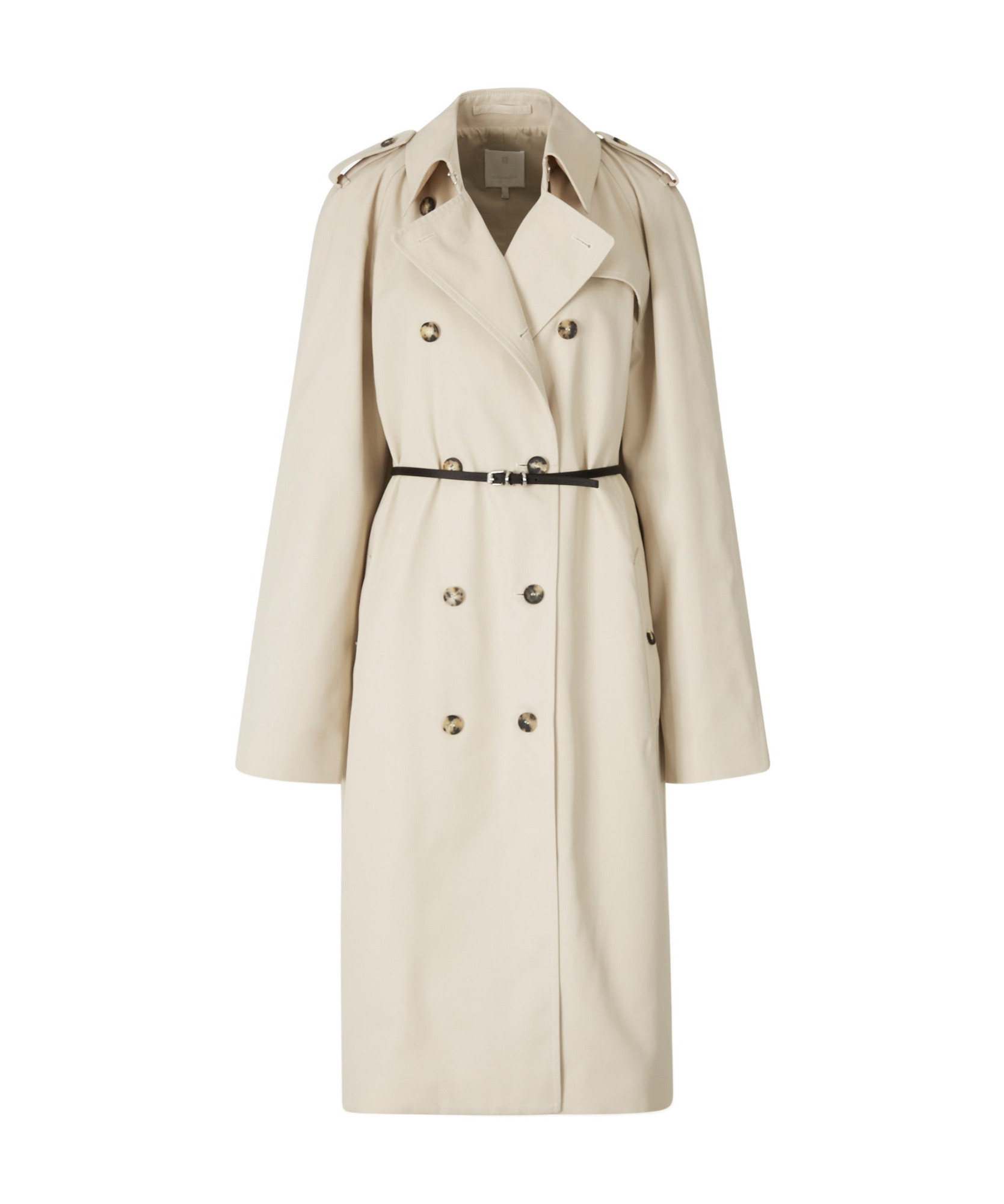 Givenchy Double-breasted Trench Coat In White