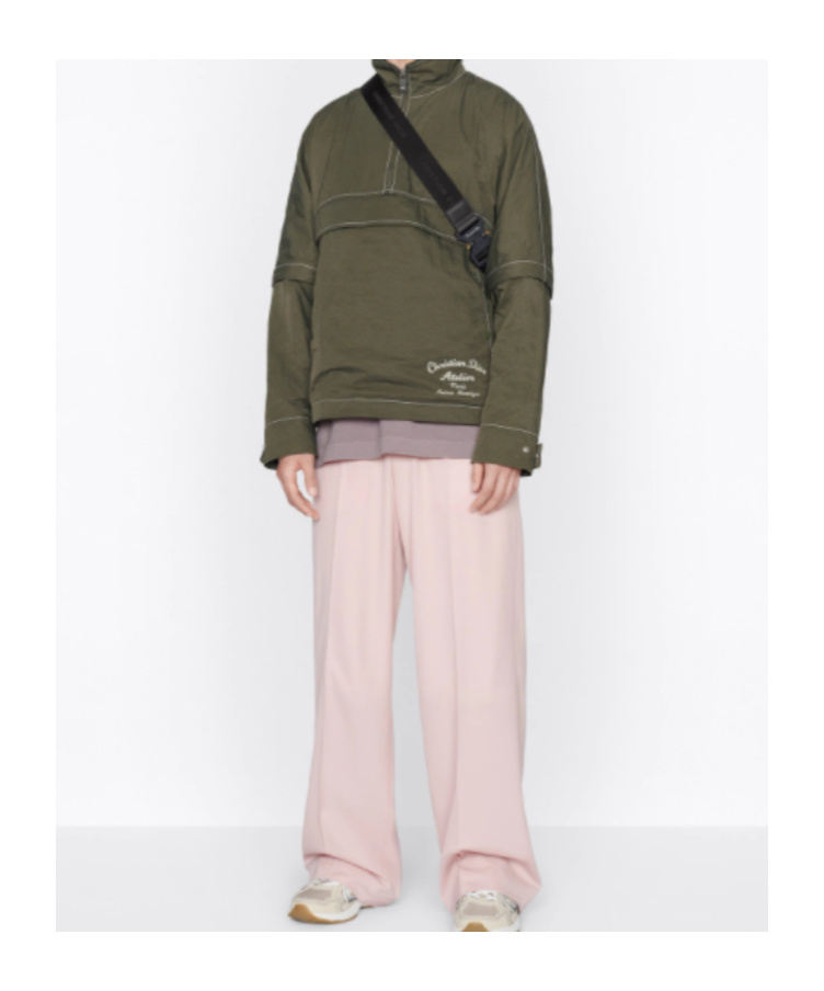 Dior Half-zip Design Casual Jacket In Black