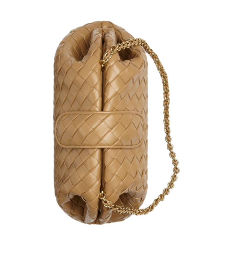 Bottega Veneta Teen Lauren 1980 Bag With Chain In Nude