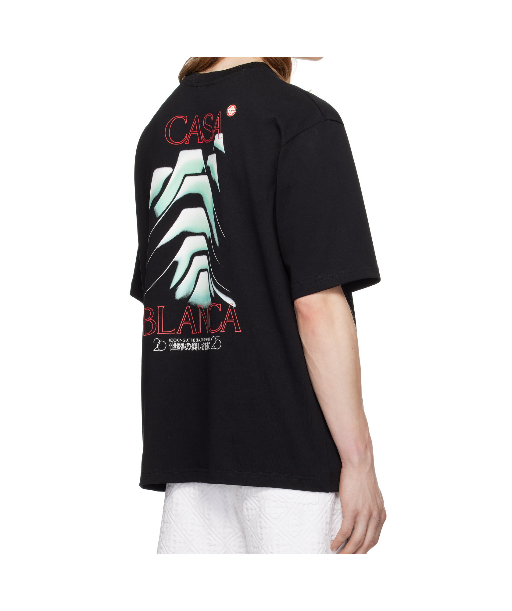 Casablanca Mountain Frost Graphic Crewneck T-shirt