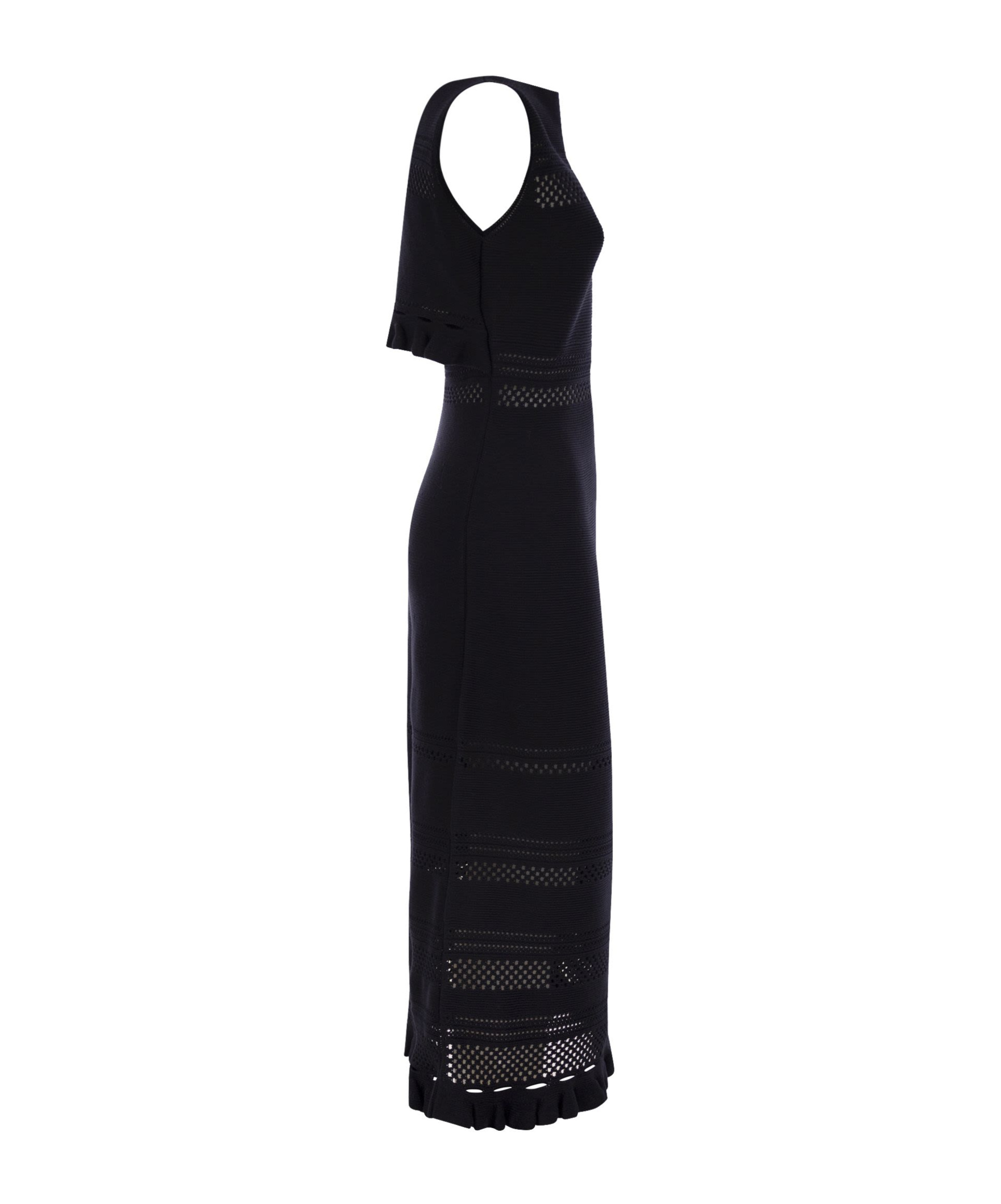 Fabiana Filippi Light Cotton Sleeveless Dress In Blue