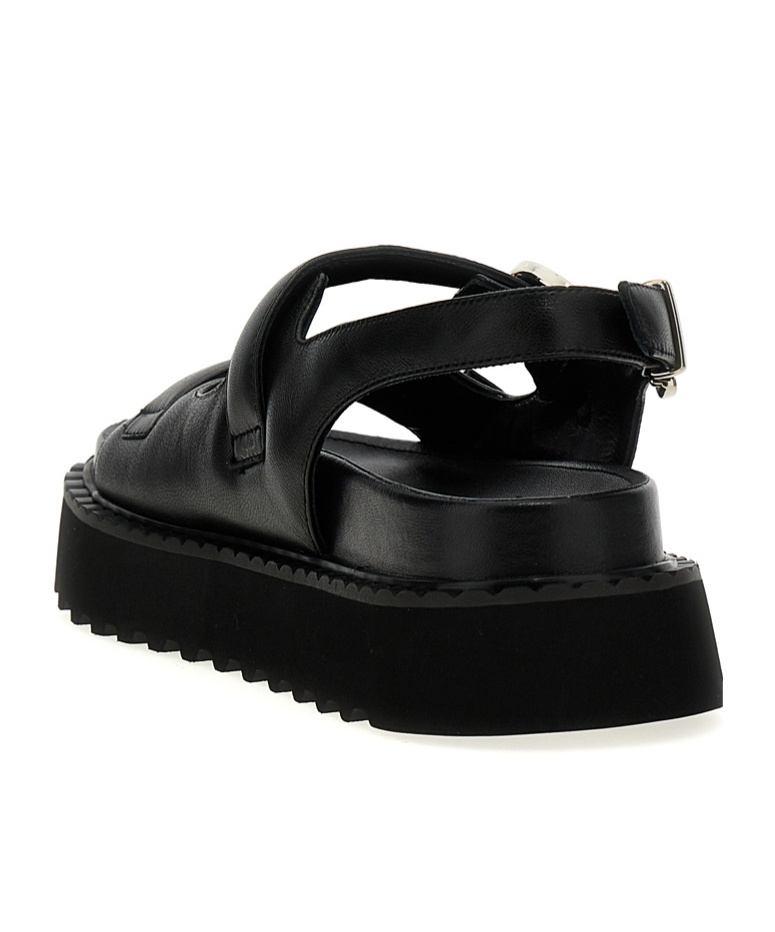 Shop Pinko Kate 03 Sandals In Black