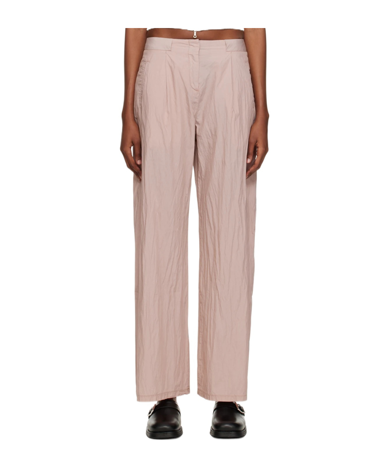 Our Legacy High-waisted Wide-leg Trousers In Nude