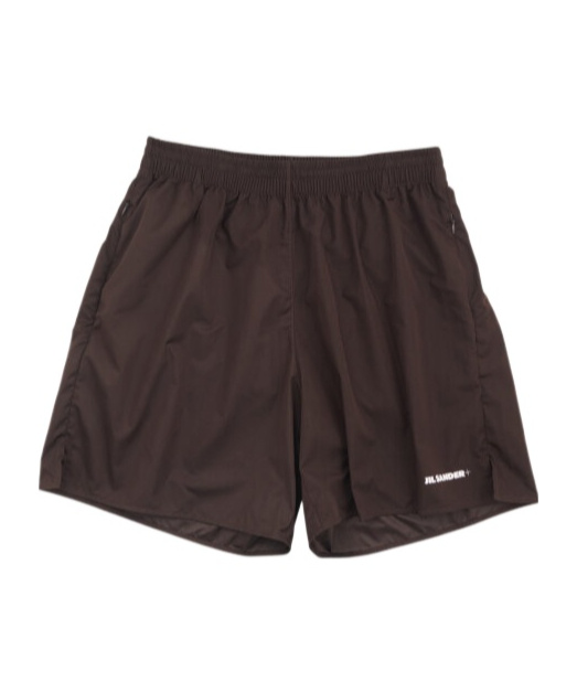 Jil Sander Elastic Waist Shorts In Black