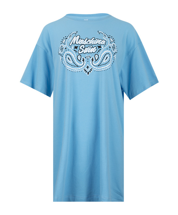 Moschino Logo Short-sleeved T-shirt In Blue