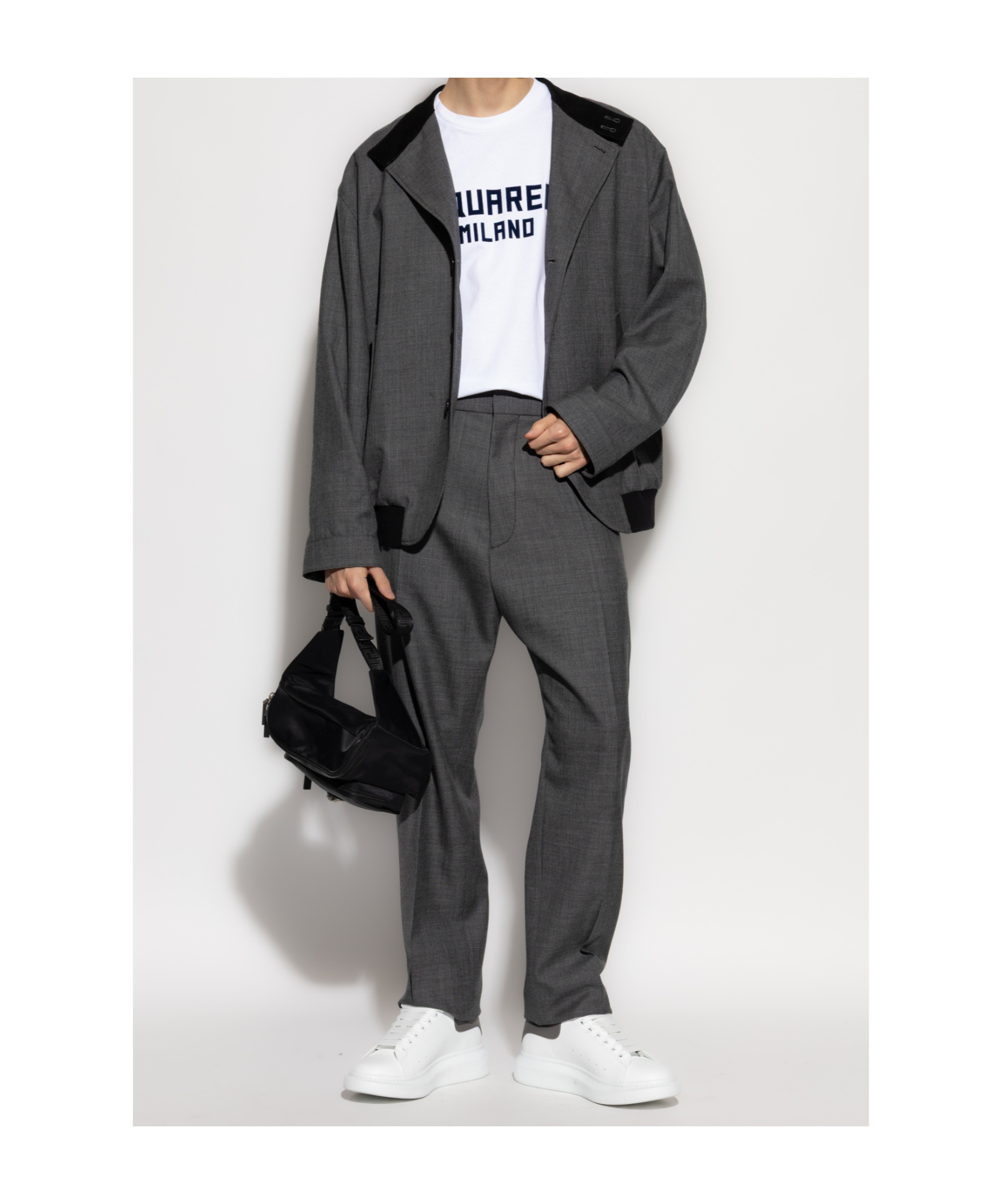 Dsquared2 Baracuta Blazer In Gray