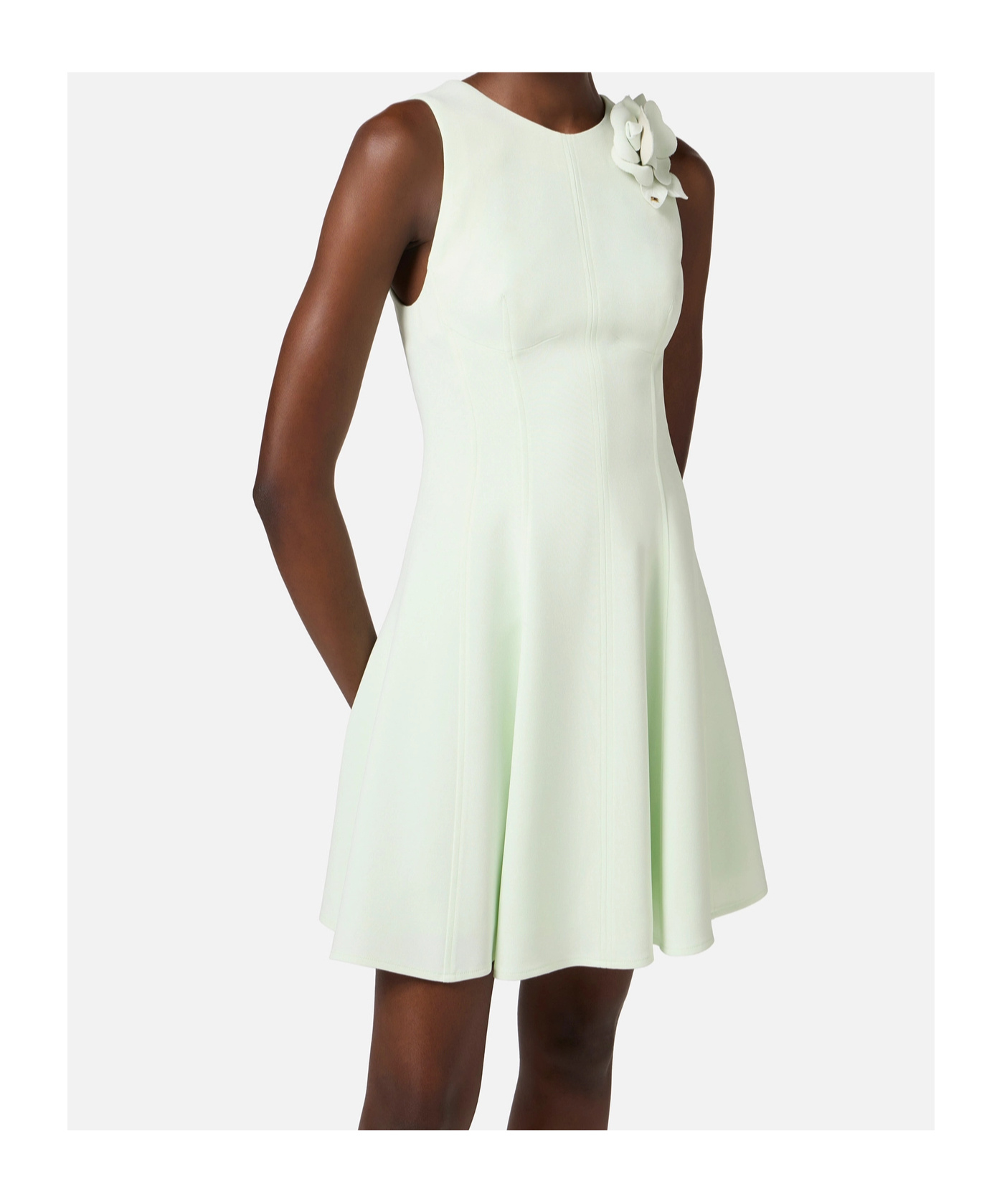 Elisabetta Franchi Vestido Midi - Blanco In White