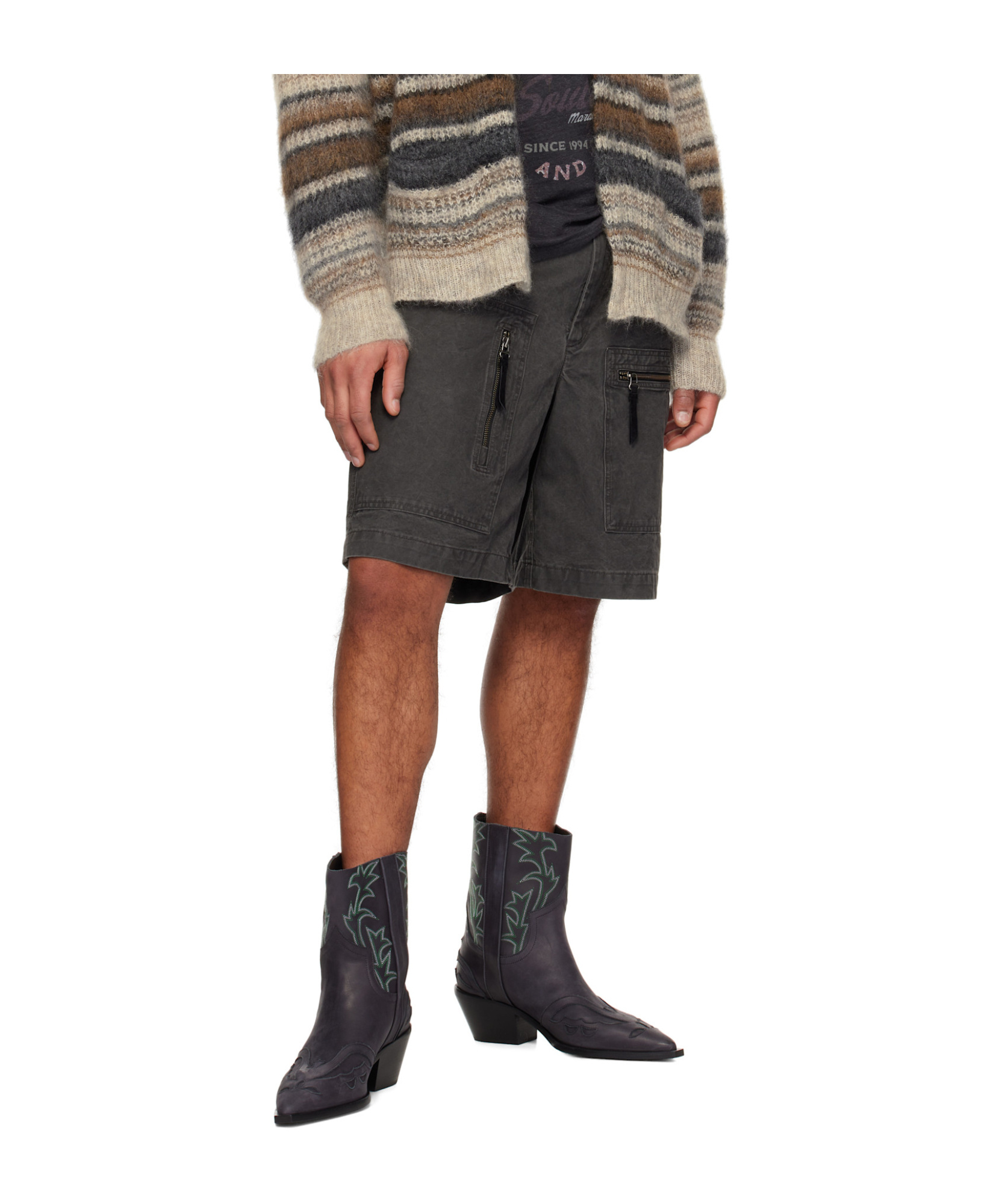 Isabel Marant Black Kyle Shorts In Black