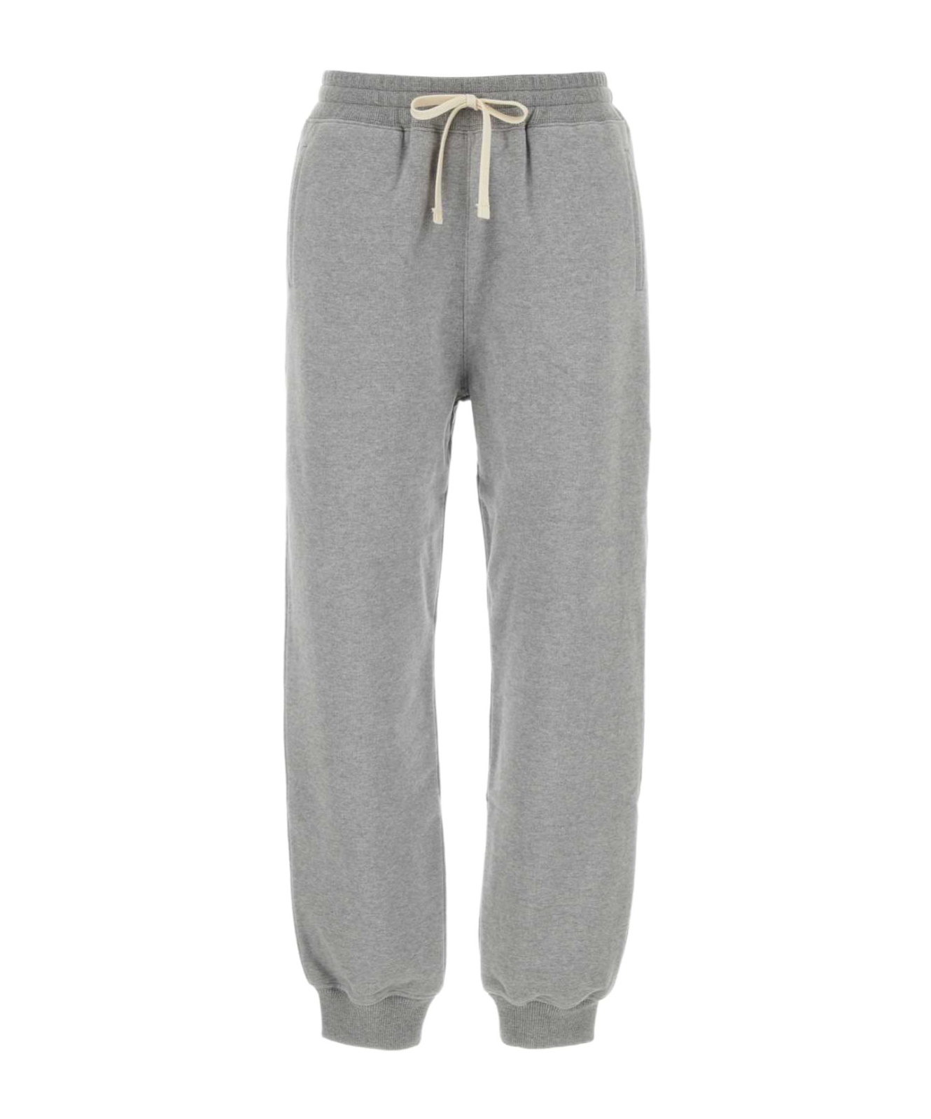 Miu Miu Logo-patch Track Pants In Gray