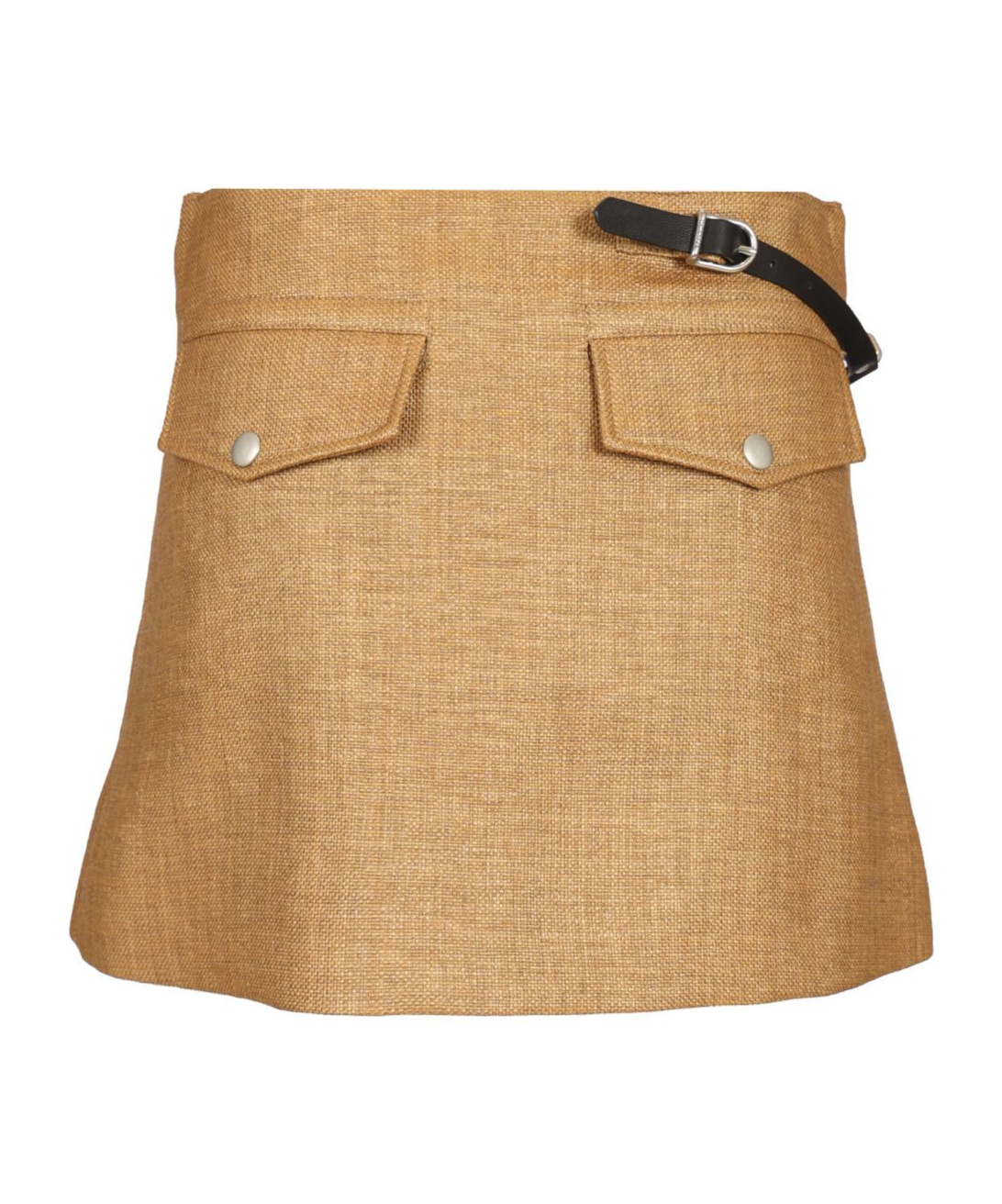 Durazzi Milano Rafia Mini Skirt Skirts Beige In Light Brown