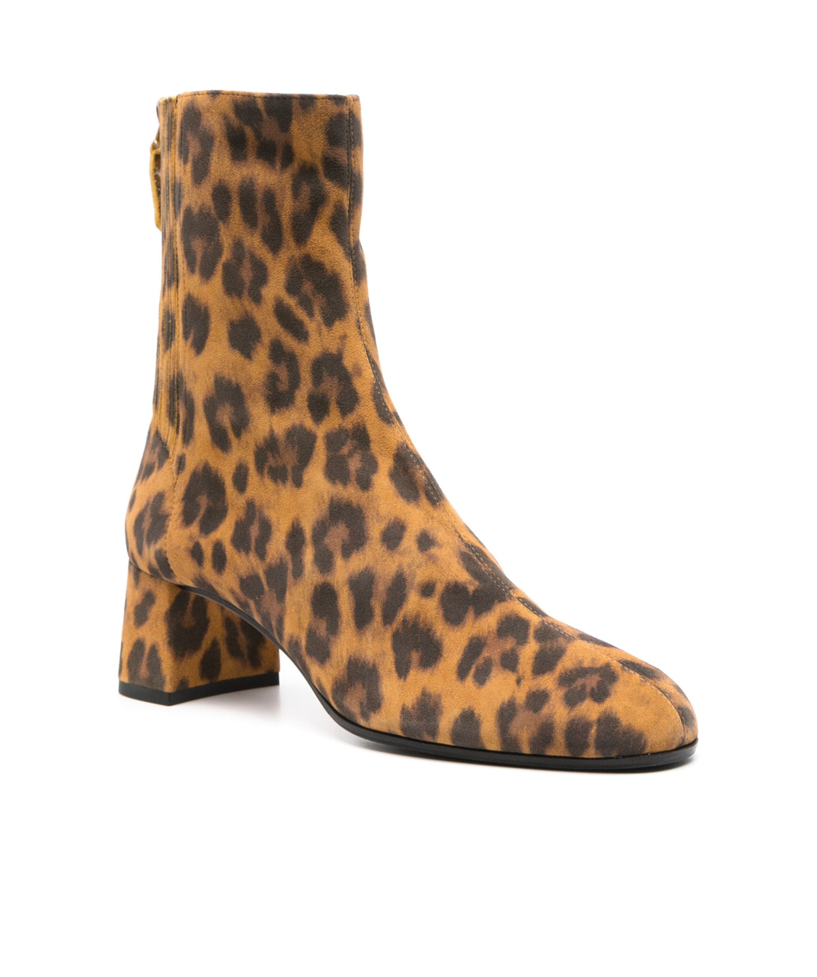 Aquazzura 50mm Animal-print Boots In Brown