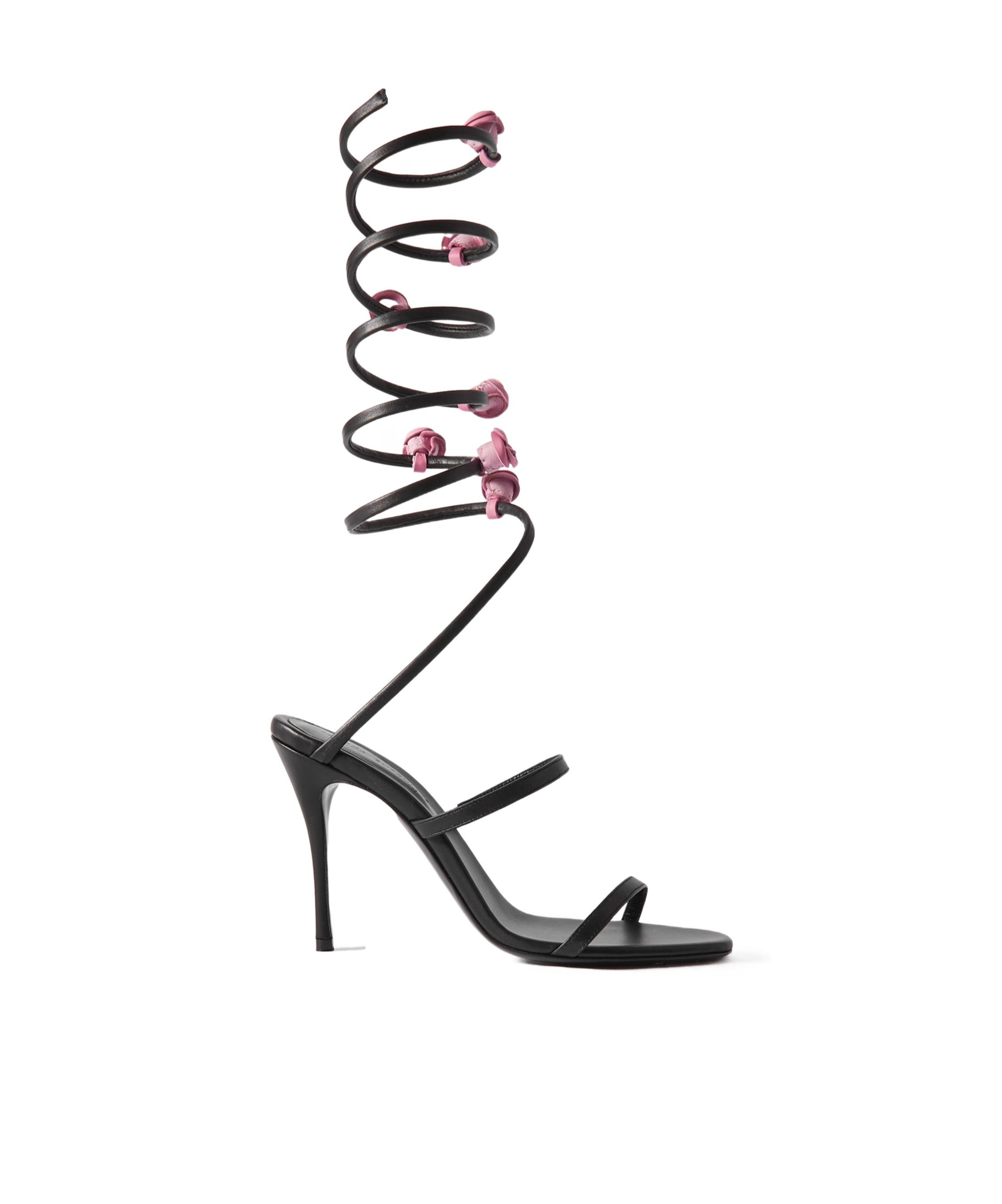 Magda Butrym Long Spira Open-toed Heels Sandals In Black