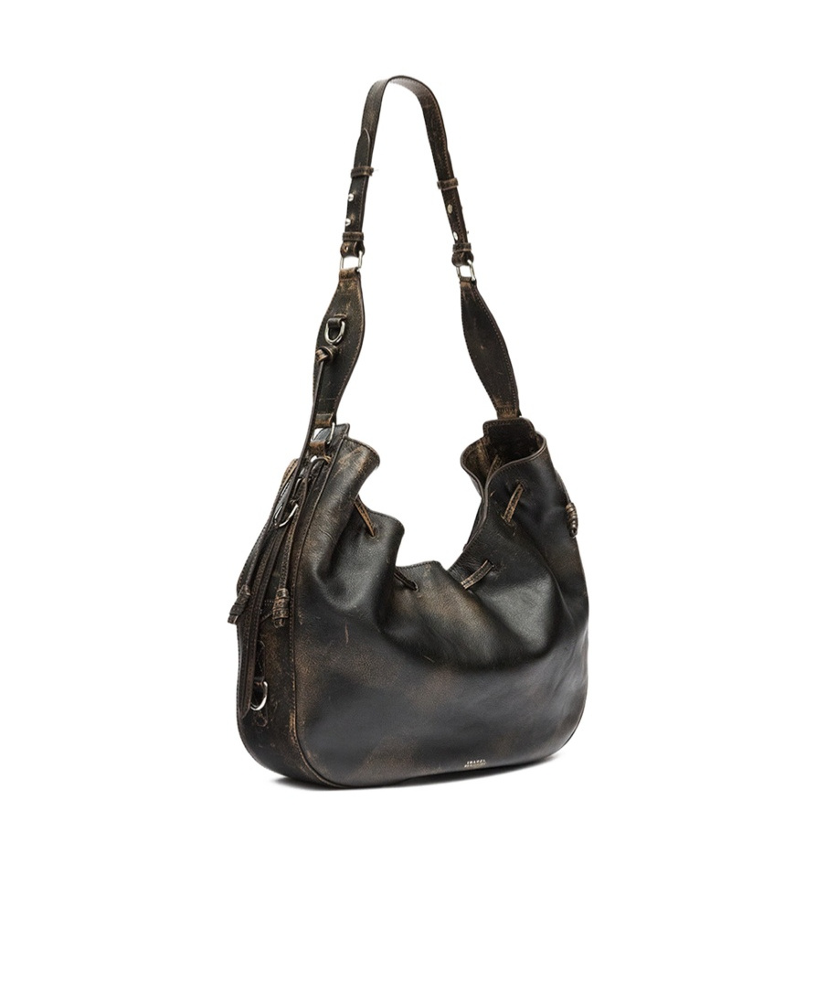 Isabel Marant Bolton Hobo Shoulder Bag In Brown