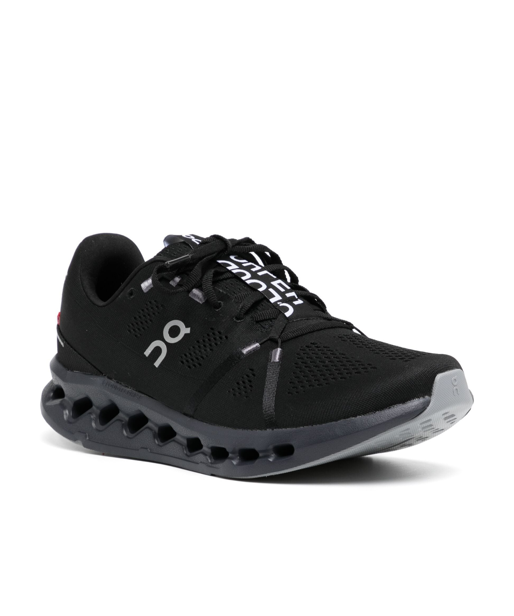 On Running Cloudsurfer Lace-up Sneakers In Black