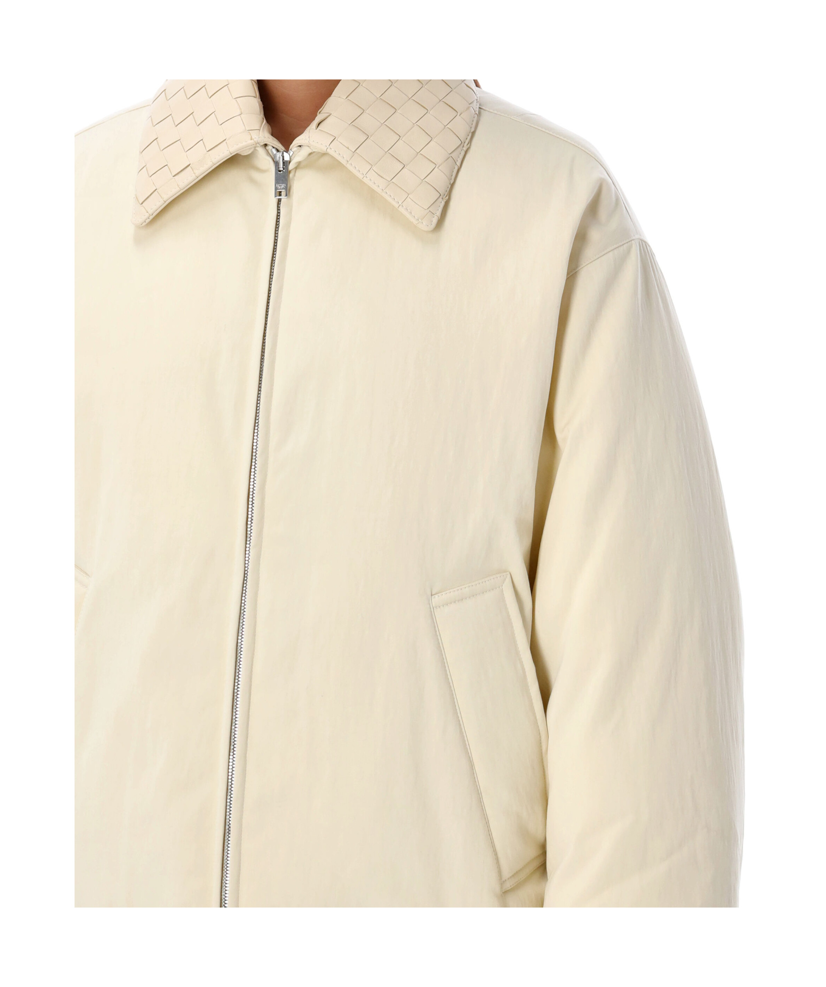 Bottega Veneta Long-sleeved Cotton Clothes In Nude