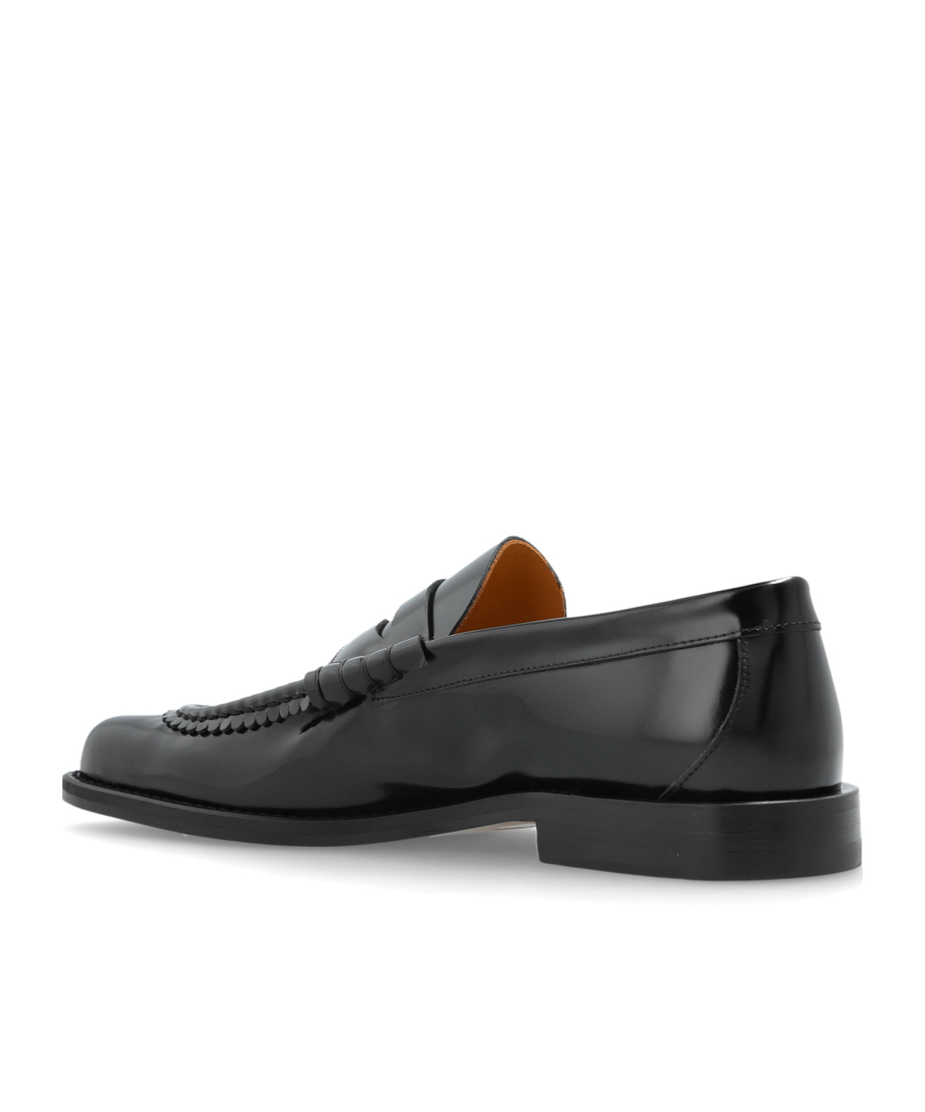 Vivienne Westwood Coin Leather Loafers In Black